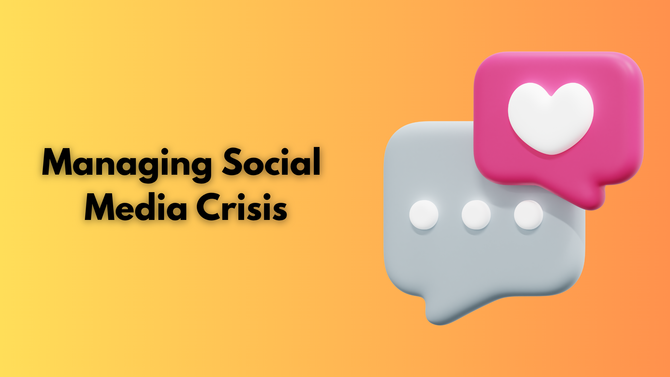 Managing Social Media Crisis